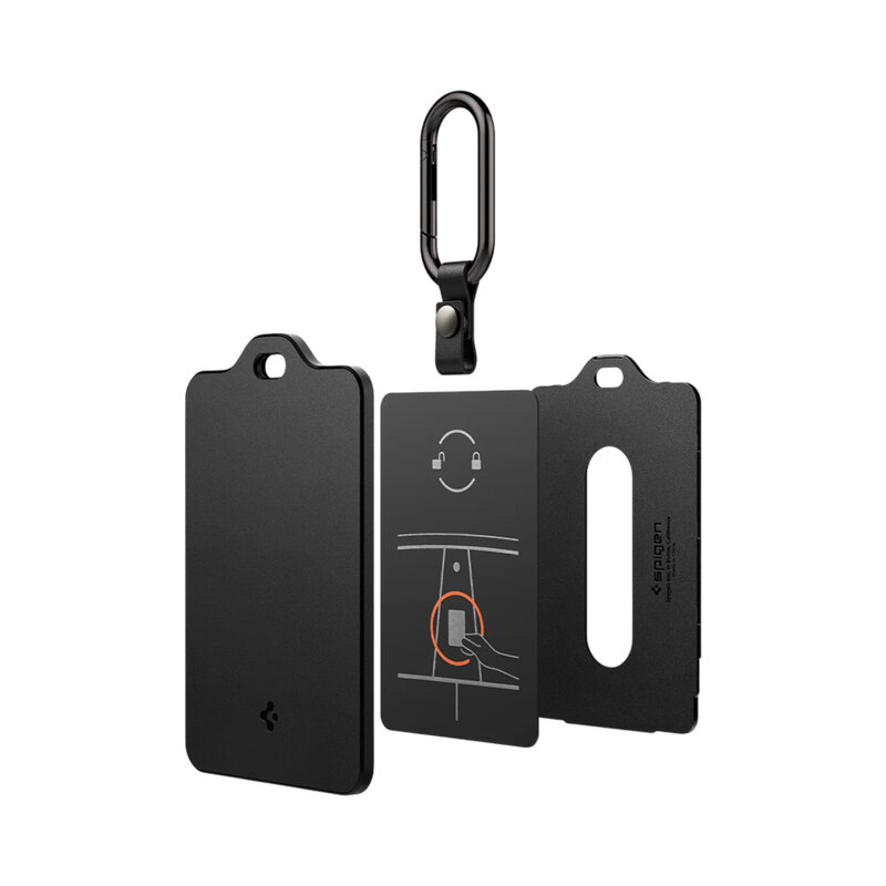[Set 2x] Husa pentru cheie Tesla universala Spigen, negru