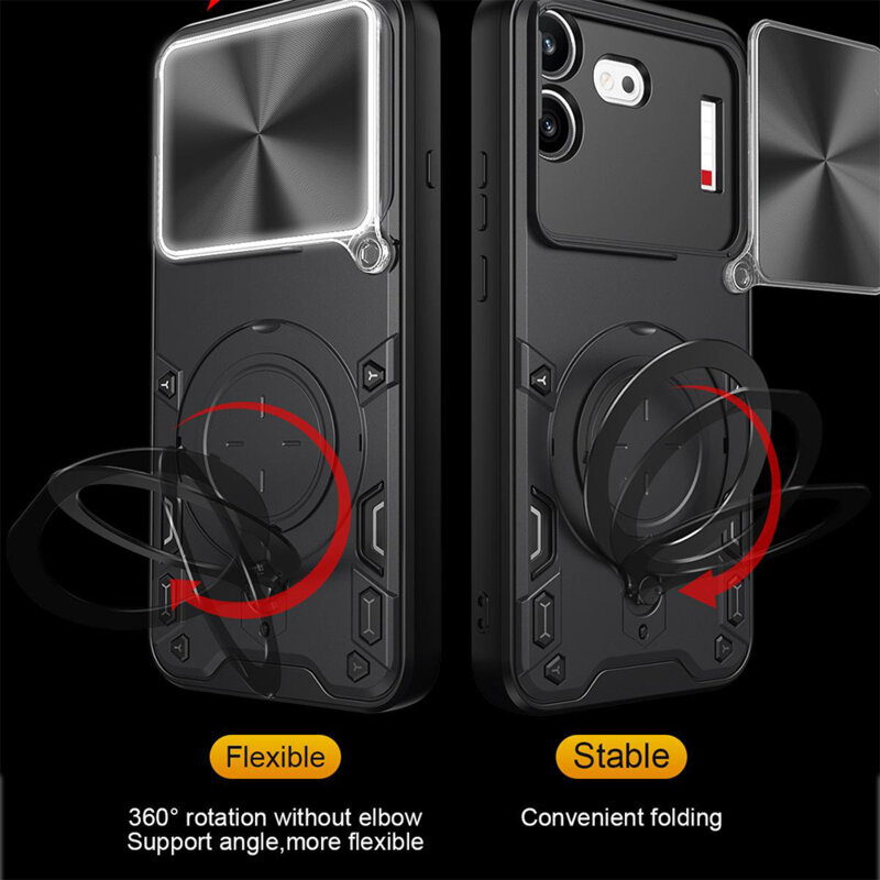 Husa Nothing Phone (4b) Techsuit CamGuard Pro, negru