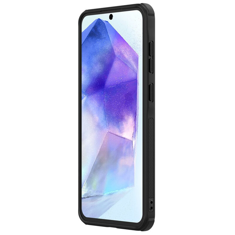Husa Samsung Galaxy A56 5G Nillkin Super Frosted Shield Pro Magnetic, negru