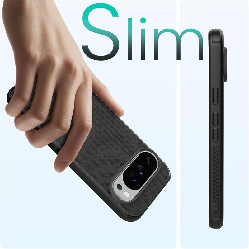 Husa Google Pixel 10 Pro XL Nillkin Super Frosted Shield Pro Magnetic, negru