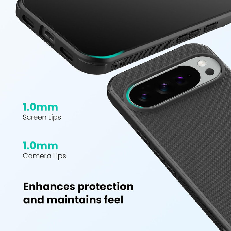 Husa Google Pixel 10 Pro XL Nillkin Super Frosted Shield Pro Magnetic, negru