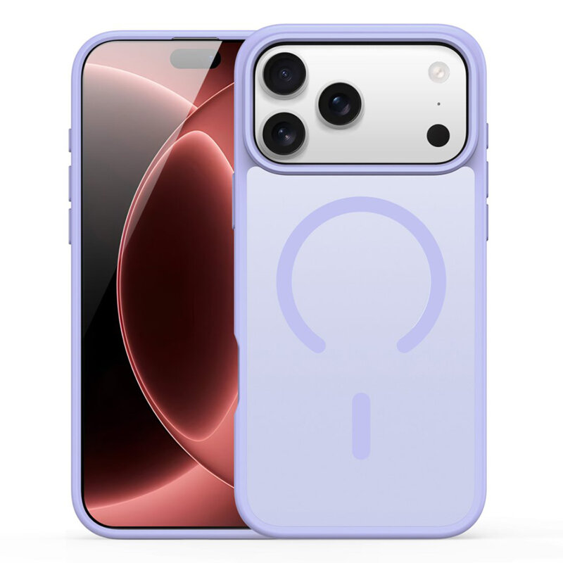 Husa iPhone 17 Pro Dux Ducis Yind MagSafe Series, mov deschis