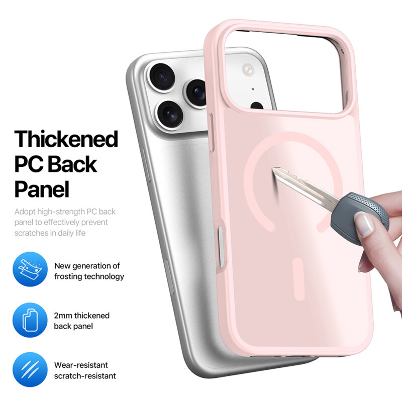 Husa iPhone 17 Pro Dux Ducis Yind MagSafe Series, mov deschis
