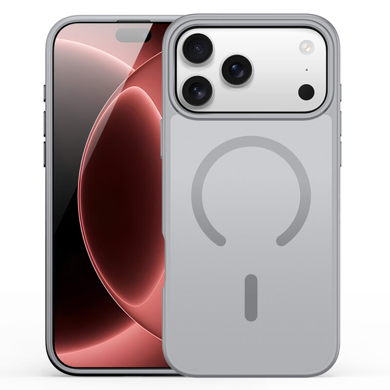 Husa iPhone 17 Pro Max Dux Ducis Yind MagSafe Series, gri