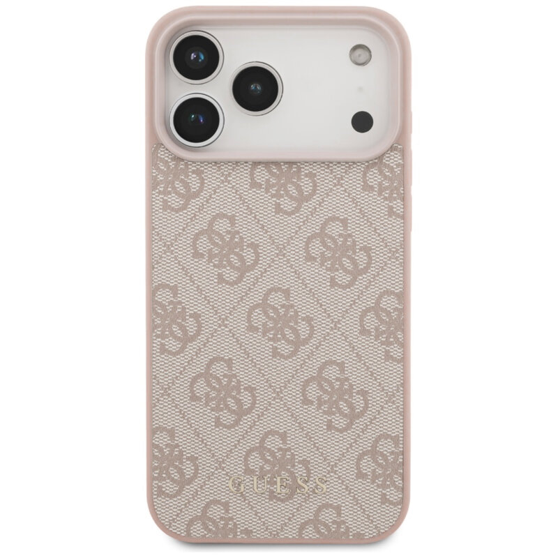 Husa originala Guess iPhone 18 Pro Max Hardcase 4G Classic Logo, roz, GUHCP18XG4GFPI