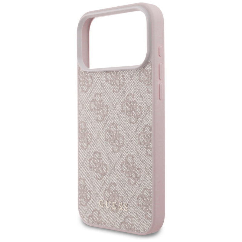 Husa originala Guess iPhone 18 Pro Max Hardcase 4G Classic Logo, roz, GUHCP18XG4GFPI