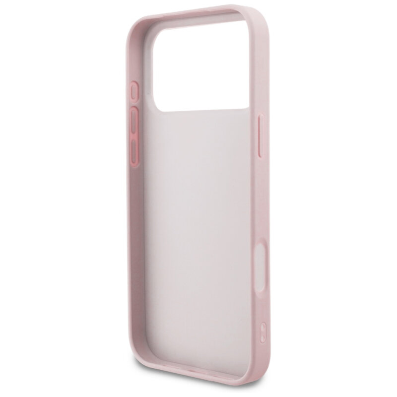 Husa originala Guess iPhone 18 Pro Max Hardcase 4G Classic Logo, roz, GUHCP18XG4GFPI