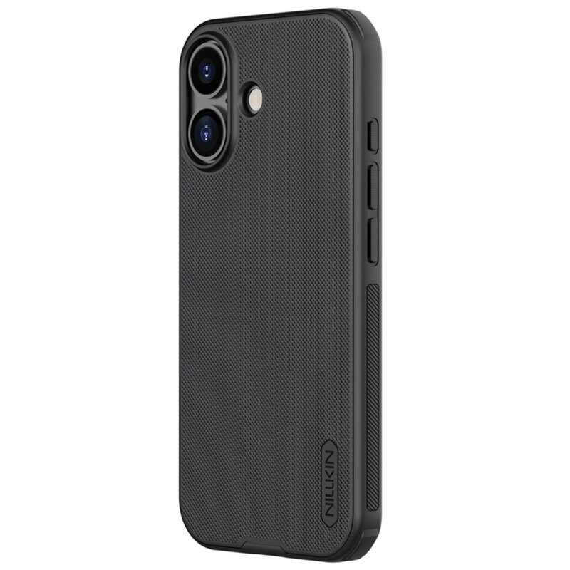 Husa iPhone 17 Nillkin Super Frosted Shield Pro Magnetic, negru