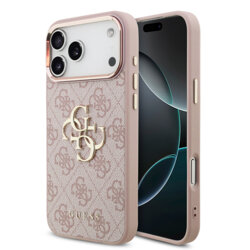 Husa originala Guess iPhone 18 Pro Max Hardcase 4G Big Classic Logo, roz, GUHCP18X4GMGCPI
