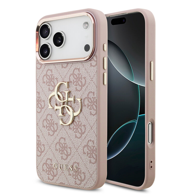 Husa originala Guess iPhone 18 Pro Max Hardcase 4G Big Classic Logo, roz, GUHCP18X4GMGCPI