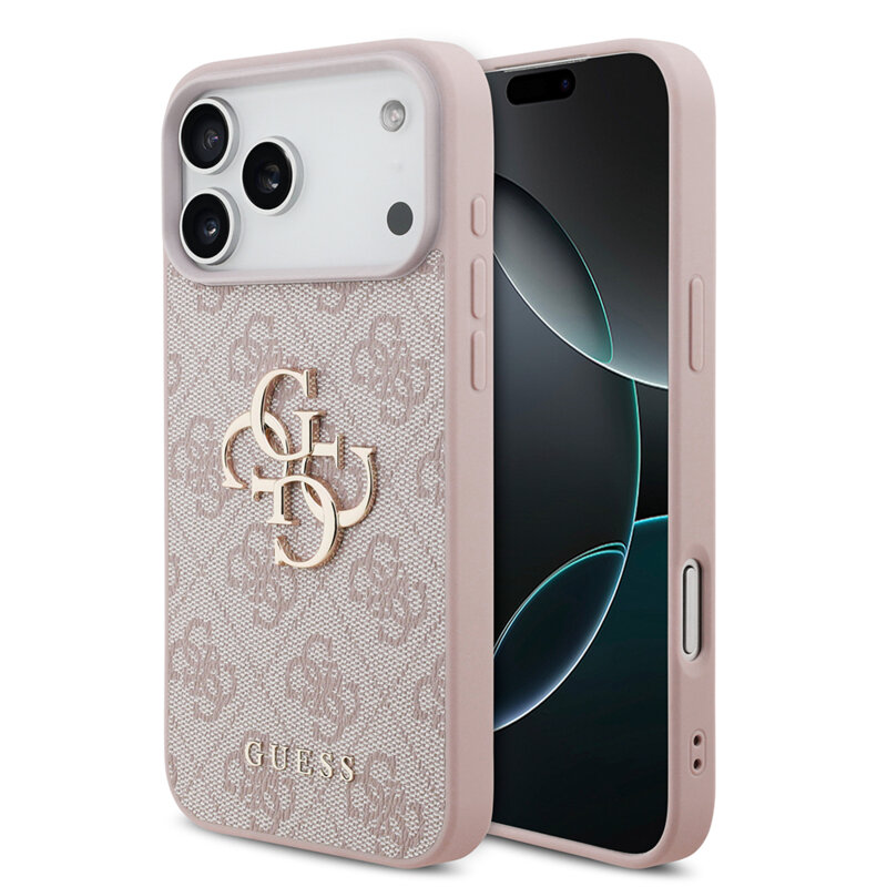 Husa originala Guess iPhone 18 Pro Max Hardcase 4G Big Logo, roz, GUHCP18X4GMGPI
