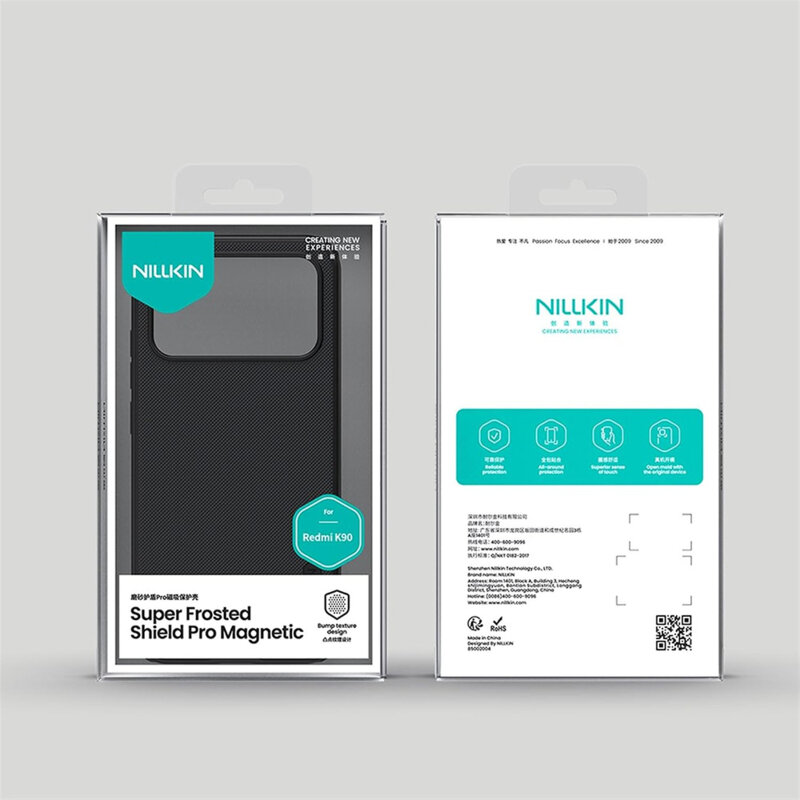 Husa Xiaomi Poco F8 Pro Nillkin Super Frosted Shield Pro Magnetic, negru