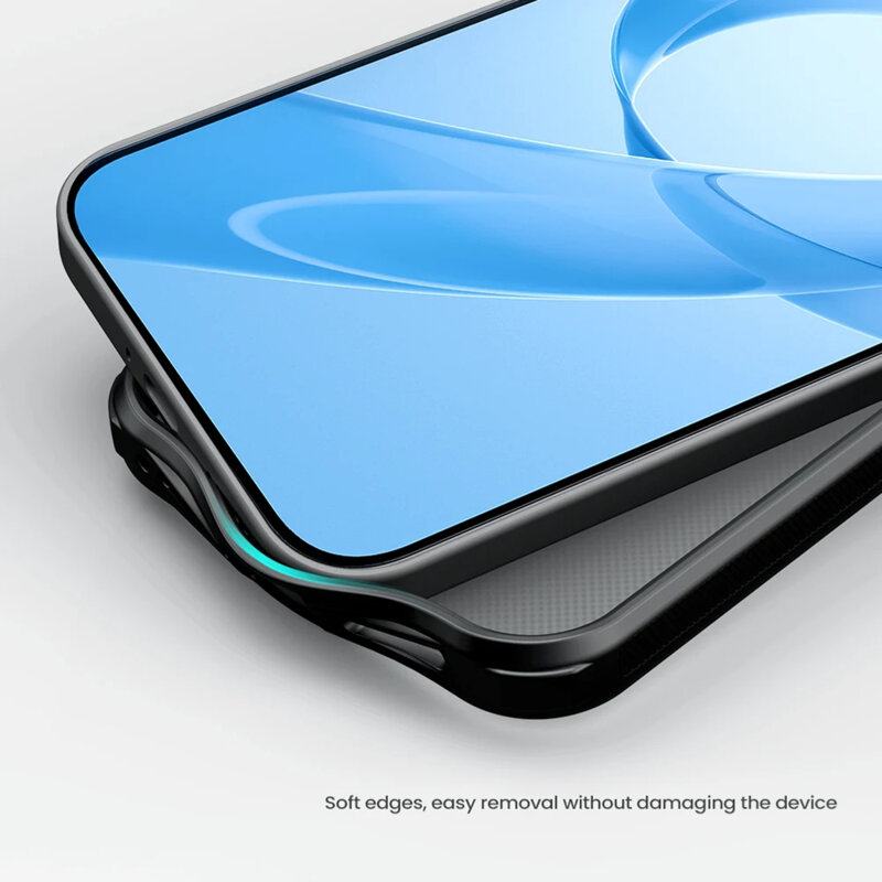 Husa Xiaomi Poco F8 Ultra Nillkin Super Frosted Shield Pro Magnetic, negru/transparenta