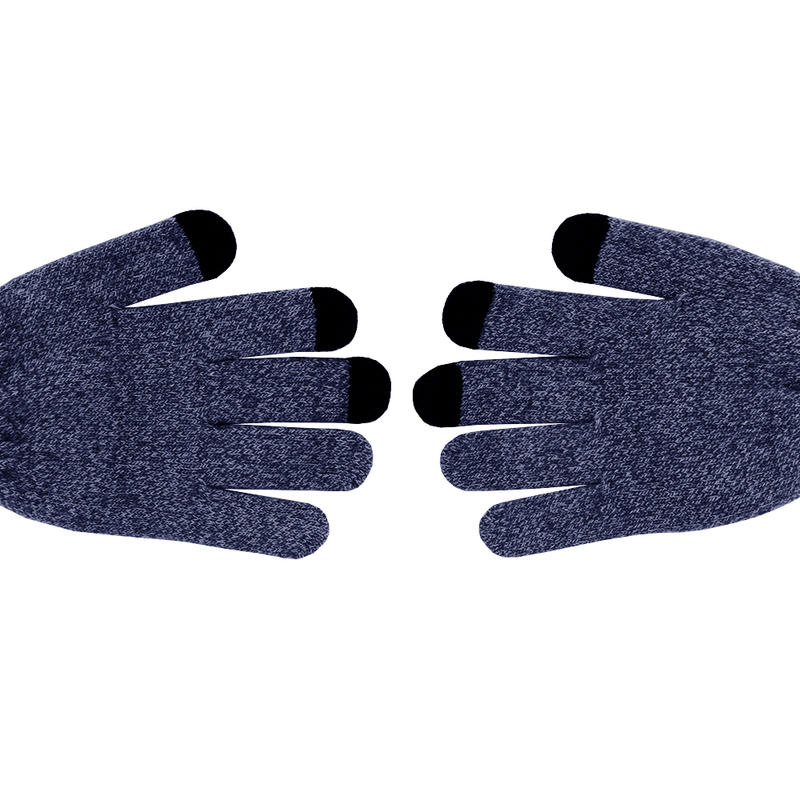 Manusi touchscreen barbati, Acrylic Fiber, acrilic, albastru