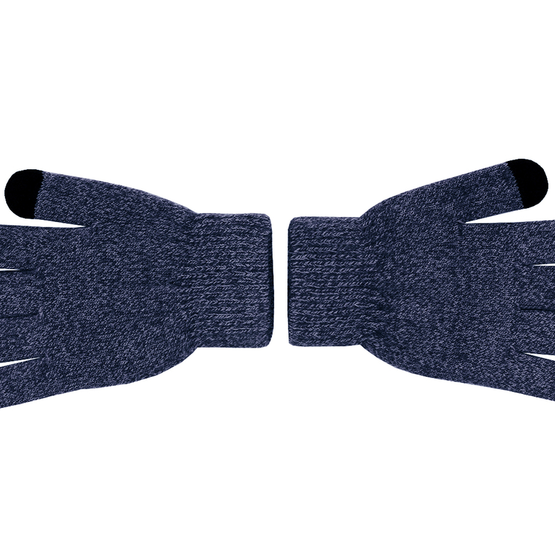 Manusi touchscreen barbati, Acrylic Fiber, acrilic, albastru