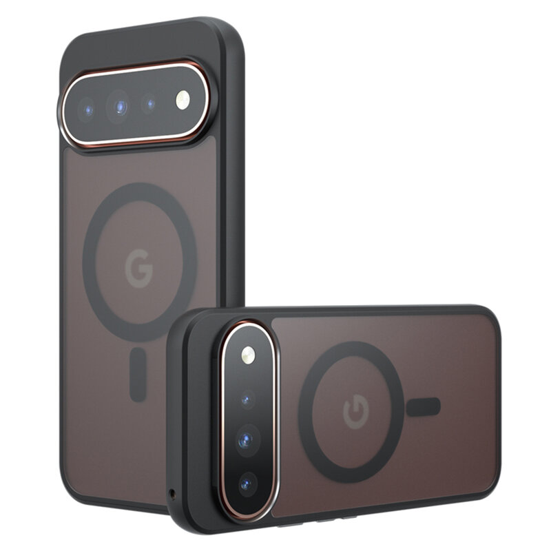Husa Google Pixel 11 Pro XL Techsuit PureFrost MagSafe, negru frost