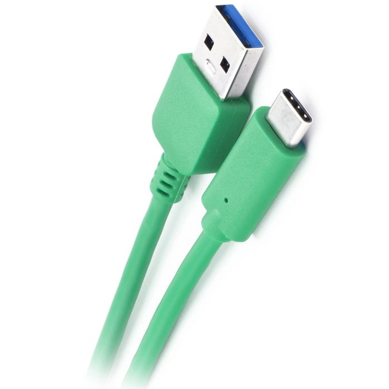 Cablu de date cu lungimea de 2M USB 3.0 -USB-C - Verde
