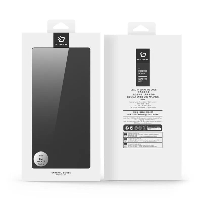 Husa Xiaomi Redmi Note 15 4G Dux Ducis Skin Pro, negru