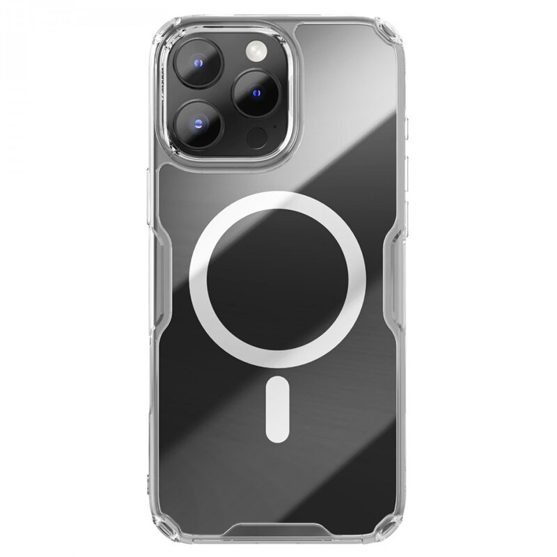 Husa iPhone 16 Pro Max Nillkin Nature Pro MagSafe, transparenta