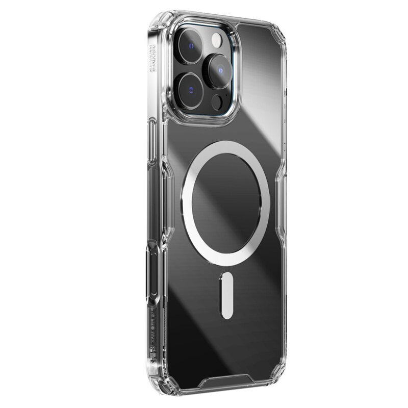 Husa iPhone 16 Pro Max Nillkin Nature Pro MagSafe, transparenta