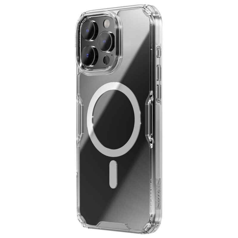 Husa iPhone 16 Pro Max Nillkin Nature Pro MagSafe, transparenta