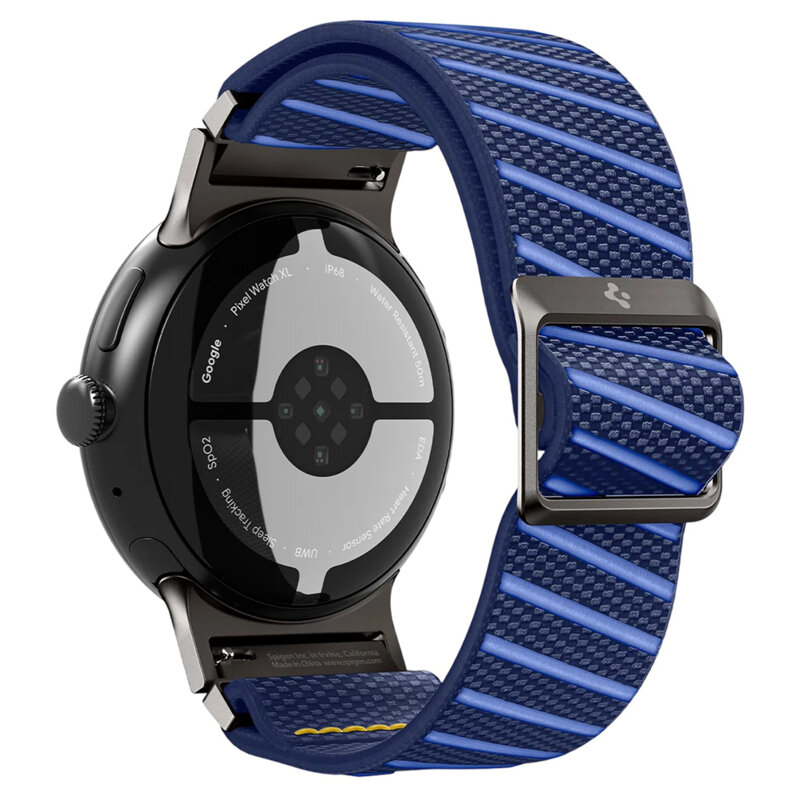 Curea Google Pixel Watch 5 41mm Spigen Lite Fit X, bleumarin
