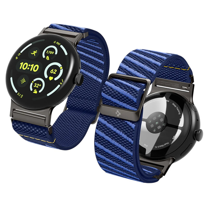 Curea Google Pixel Watch 5 41mm Spigen Lite Fit X, bleumarin