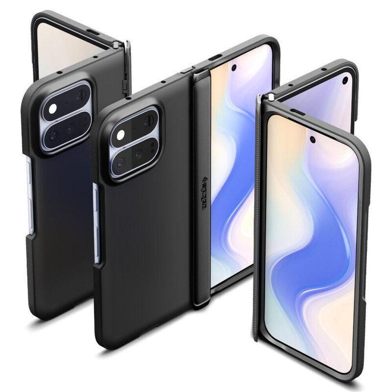 Husa Google Pixel 11 Pro Fold Spigen Slim Armor Pro MagSafe, negru