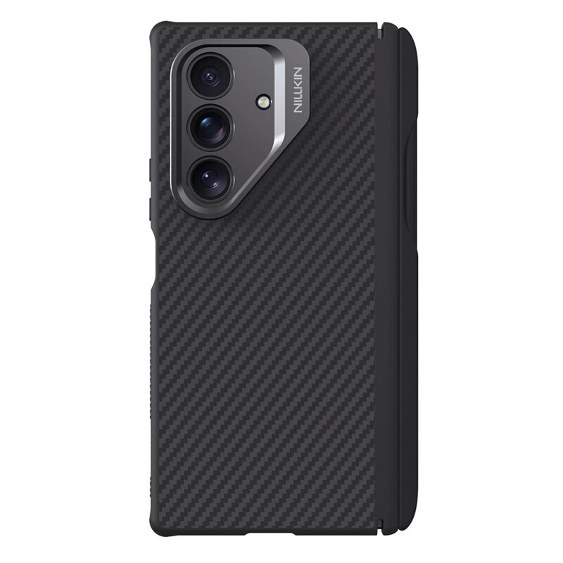 Husa Samsung Galaxy Z Fold7 cu stilou Nillkin CarboProp Magnetic, cu/fara decupaj camera, negru