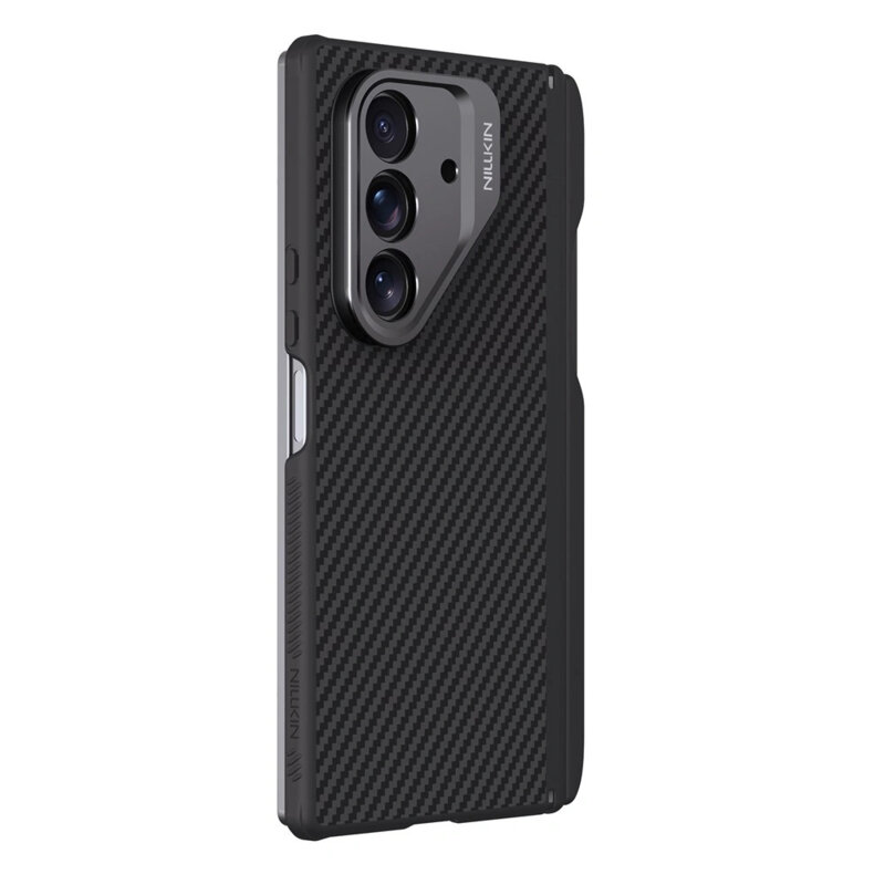 Husa Samsung Galaxy Z Fold7 cu stilou Nillkin CarboProp Magnetic, cu/fara decupaj camera, negru