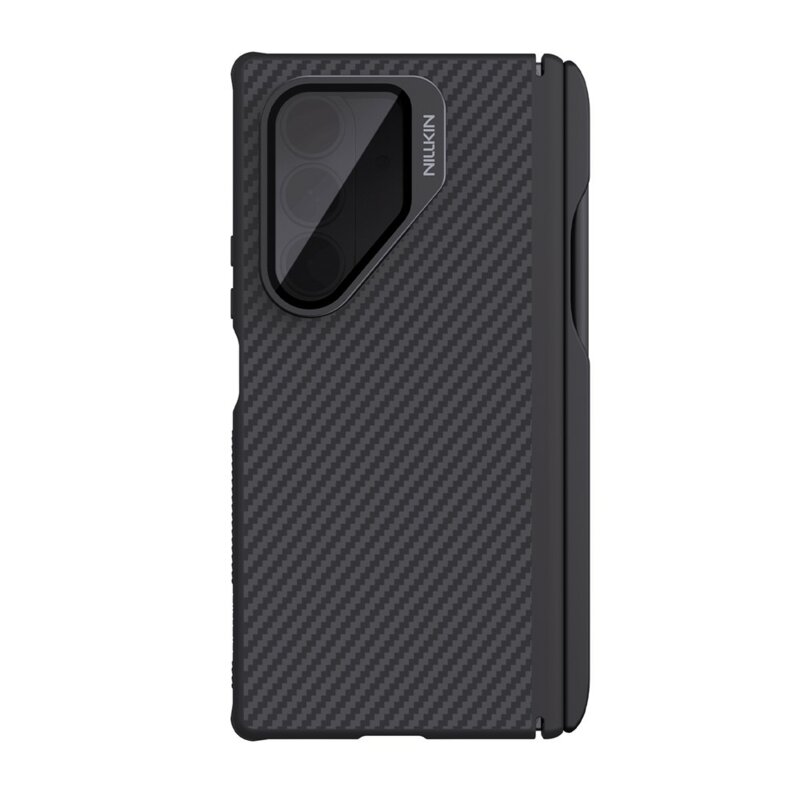 Husa Samsung Galaxy Z Fold7 cu stilou Nillkin CarboProp Magnetic, cu/fara decupaj camera, negru