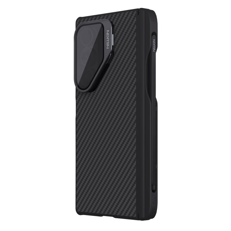 Husa Samsung Galaxy Z Fold7 cu stilou Nillkin CarboProp Magnetic, cu/fara decupaj camera, negru