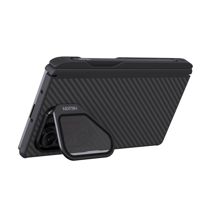 Husa Samsung Galaxy Z Fold7 cu stilou Nillkin CarboProp Magnetic, cu/fara decupaj camera, negru