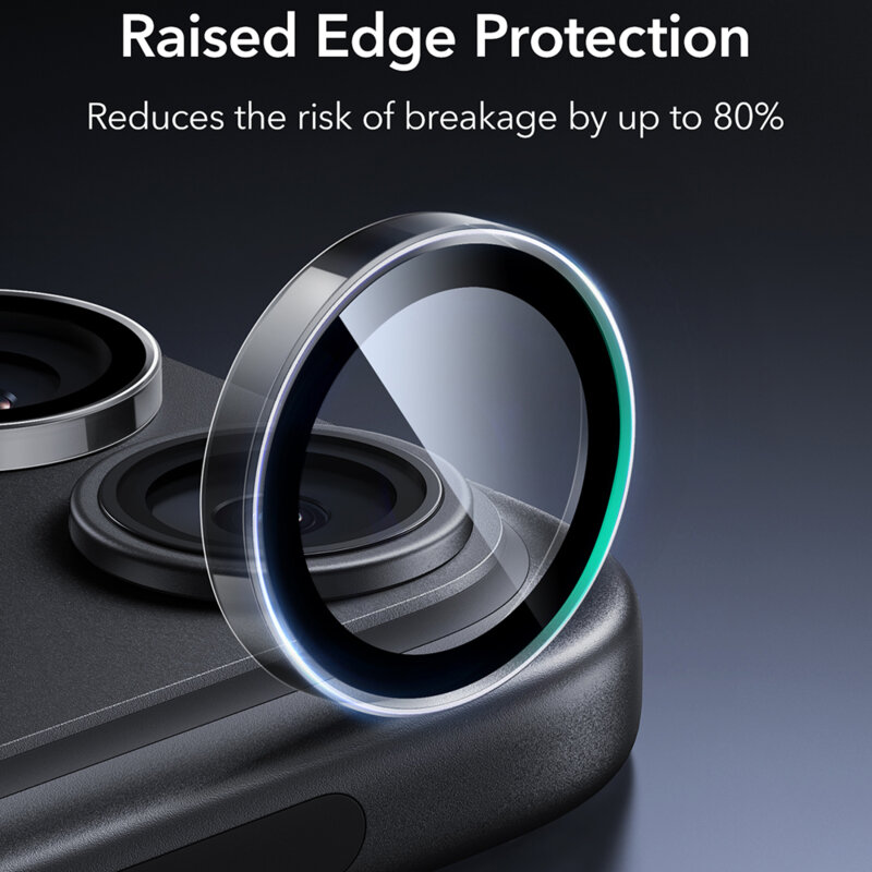 Folie sticla camera iPhone 18 Pro Max ESR Armorite Camera Lens Protectors, transparenta