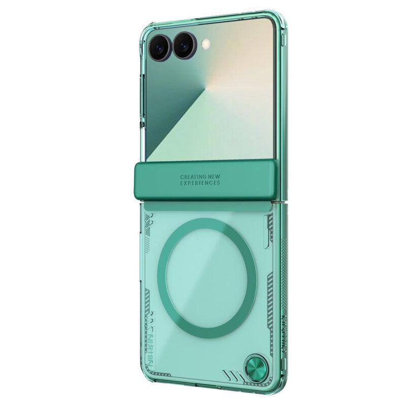 Husa Samsung Galaxy Z Flip7 Nillkin Iceblade Magnetic, verde