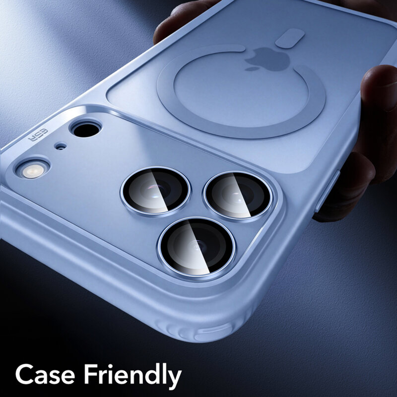 Folie sticla camera iPhone 18 Pro ESR Armorite Camera Lens Protectors, bleu
