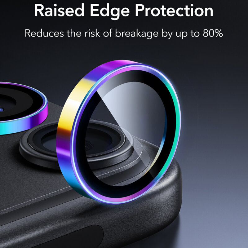 Folie sticla camera iPhone 18 Pro Max ESR Armorite Camera Lens Protectors, multicolor