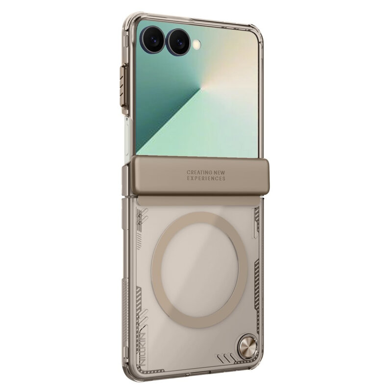 Husa Samsung Galaxy Z Flip7 Nillkin Iceblade Magnetic, maro
