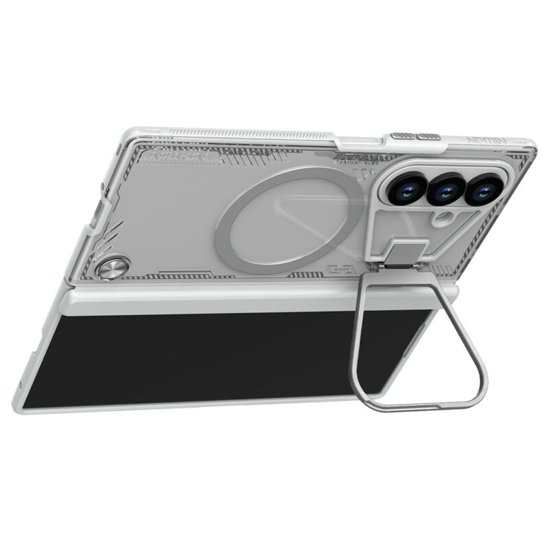 Husa Samsung Galaxy Z Fold7 Nillkin Iceblade Prop Magnetic, cu decupaj camera, gri