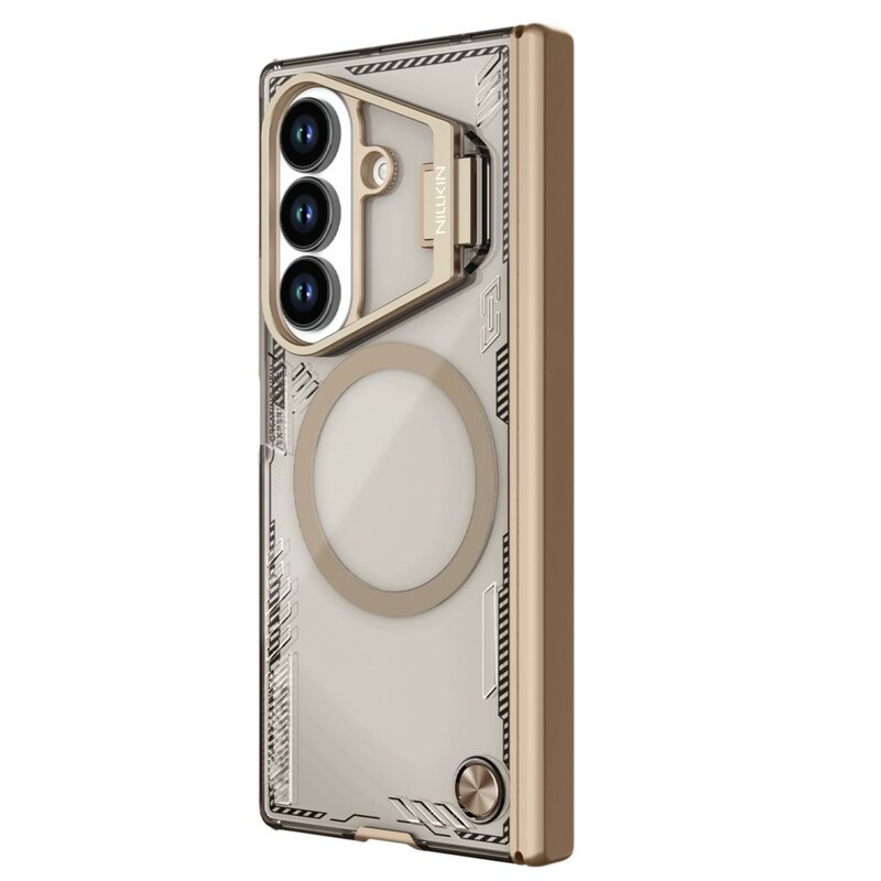 Husa Samsung Galaxy Z Fold7 Nillkin Iceblade Prop Magnetic, cu decupaj camera, maro