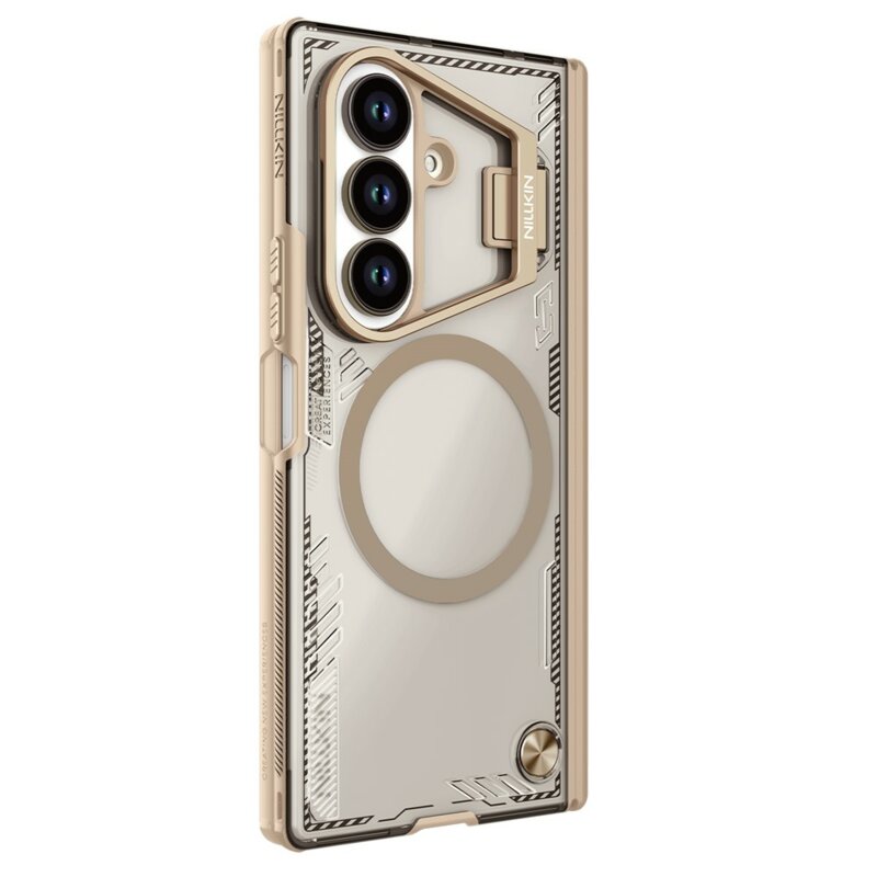 Husa Samsung Galaxy Z Fold7 Nillkin Iceblade Prop Magnetic, cu decupaj camera, maro