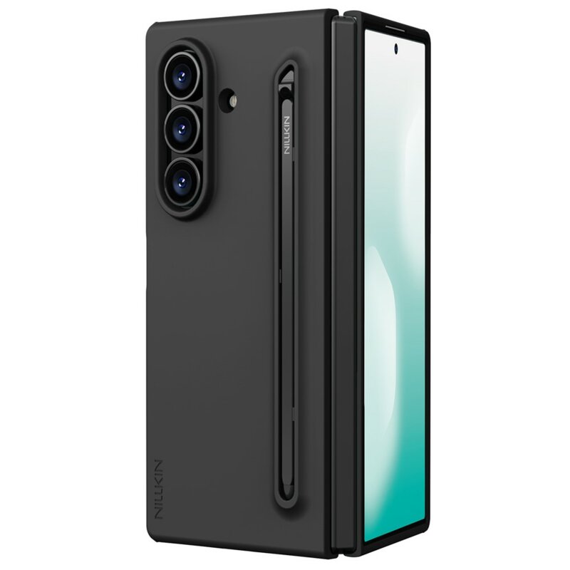 Husa Samsung Galaxy Z Fold7 cu stilou Nillkin Flex Pure, negru