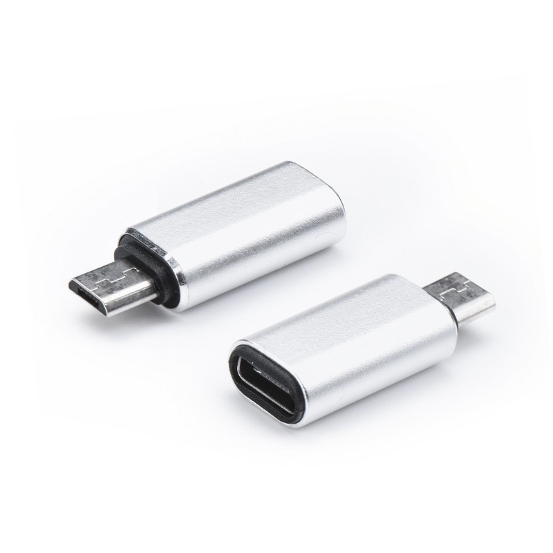Convertor Universal Adaptor Type-C To Micro-USB Pentru Telefoane Si Tablete - Argintiu
