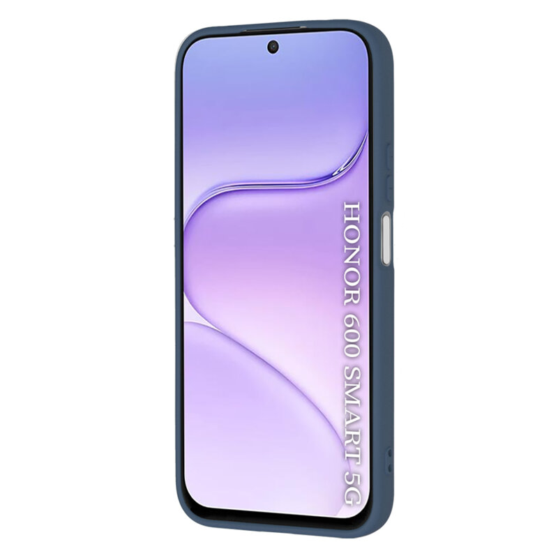 Husa silicon Honor 600 Smart Techsuit SoftFlex, bleumarin