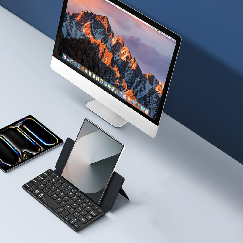 Tastatura mini Bluetooth 180mAh, universala Dux Ducis, negru