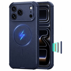 Husa iPhone 18 Pro Max ESR Cyber Halolock, albastru