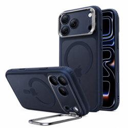 Husa iPhone 18 Pro ESR Classic Hybrid HaloLock Kickstand, bleumarin