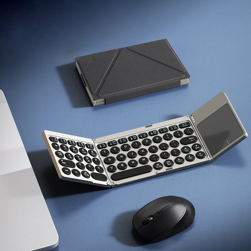 Tastatura pliabila Bluetooth 180mAh, universala Dux Ducis, negru