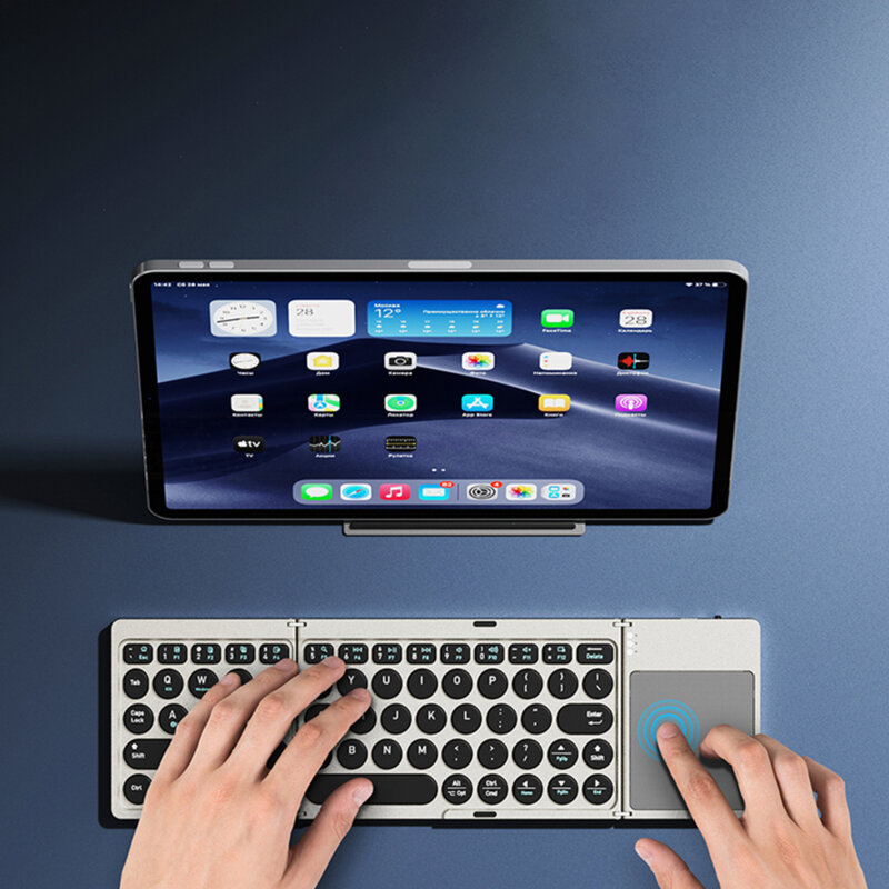 Tastatura pliabila Bluetooth 180mAh, universala Dux Ducis, negru
