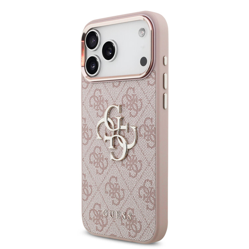 Husa originala Guess iPhone 17 Pro Hardcase 4G Big Classic Logo, roz, GUHCP18L4GMGCPI